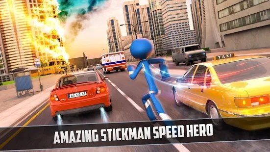 Grand Stickman Rope Hero Crime City（大火柴绳英雄犯罪城）