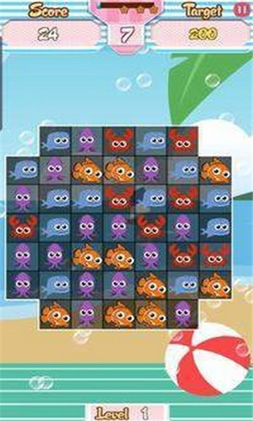 SeaAnimalsCrushBombBlastAsyik（海洋动物爆炸红包版）