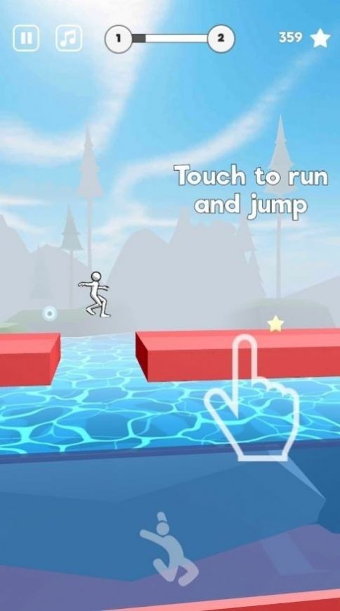 Right Jump（小人特技跑酷）