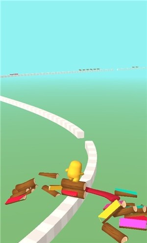 Crossy Logs（独木桥上叠圆木）