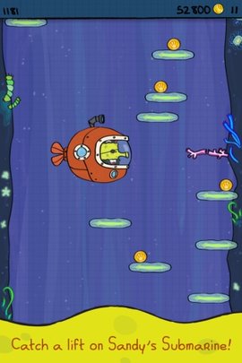 Doodle Jump SpongeBob SquarePants(涂鸦跳跃之海绵宝宝)