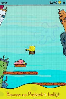Doodle Jump SpongeBob SquarePants(涂鸦跳跃之海绵宝宝)