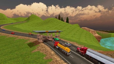 山地油罐车运输（Oil Tanker Transporter Free Simulator）