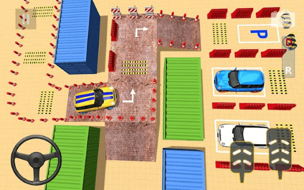 现代驾驶停车场3d