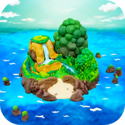 ねんどの無人島