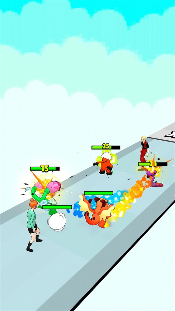 小精灵跑酷游戏(Backpack Monsters Run)