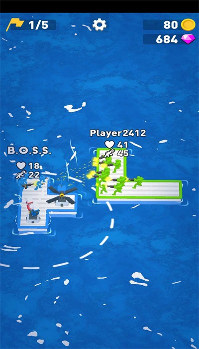 筏战疯狂海战手游