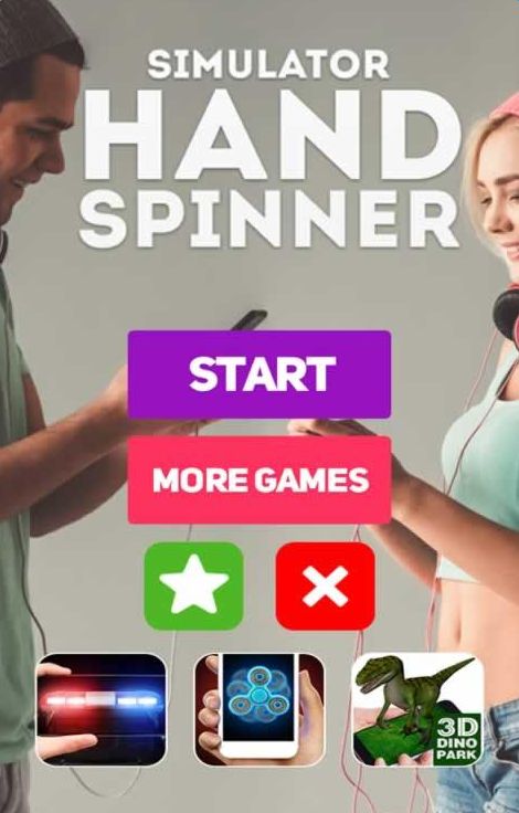 手旋转模拟器手机版( hand spinner simulator)