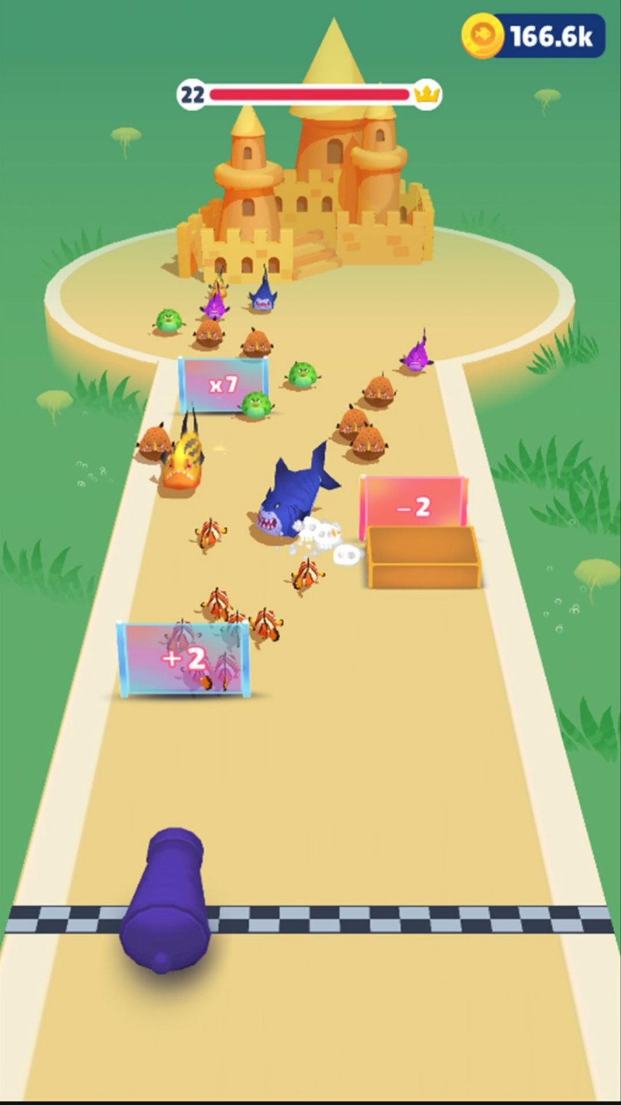 深海水母跑酷Fish Run 3D Count Master