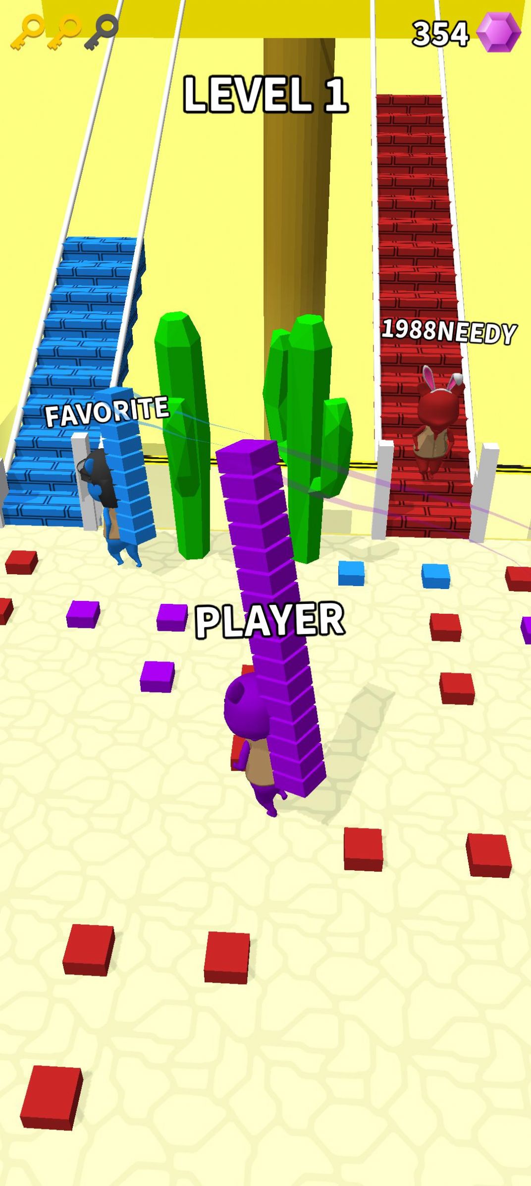 叠楼梯跑酷(Stair Stack Run)