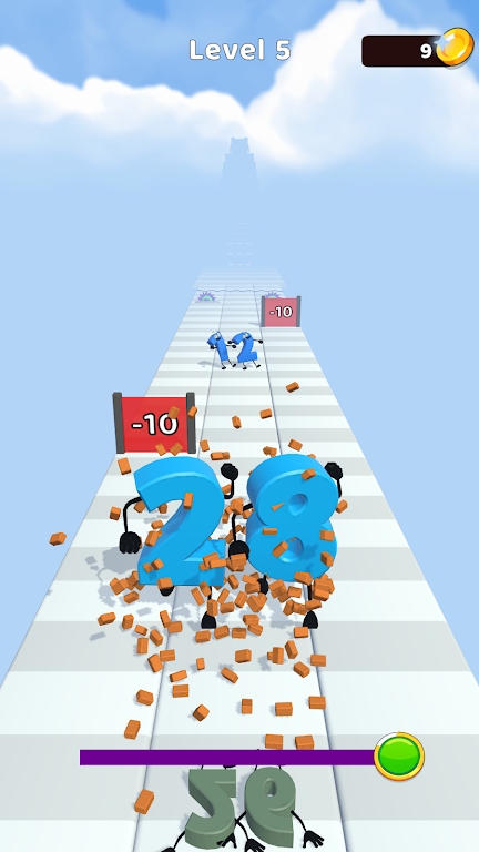 控制数字的变化(ScaleNumberRunner)