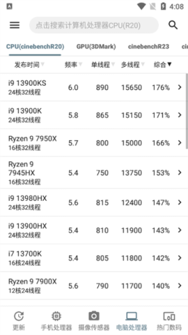 手机性能排行榜