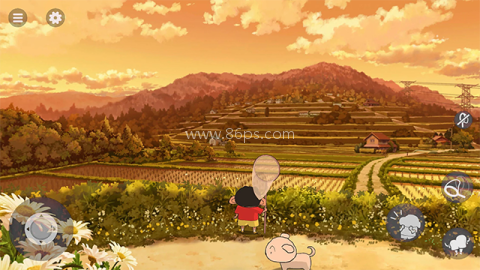 蜡笔小新煤炭镇的小白