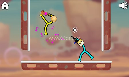 双人决斗火柴人