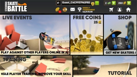 火柴人滑板对决 第2张图