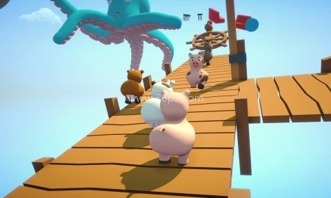 攀爬动物在一起