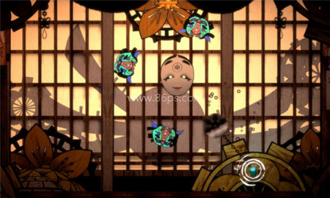 波与月夜之青莲