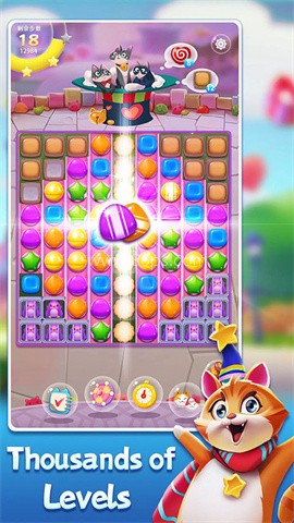 开心糖果猫 第1张图