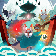 波与月夜之青莲