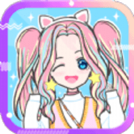 会化妆的时尚女孩