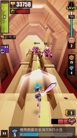 战斗少女跑酷无敌版 第2张图