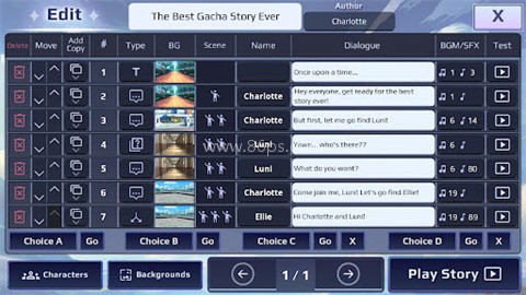 加查故事（Gacha Story）