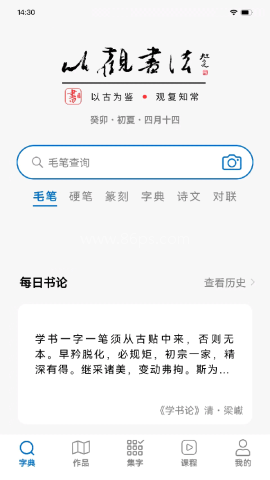 以观书法字典免费查询app