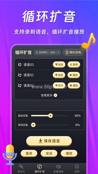 话筒扩音器