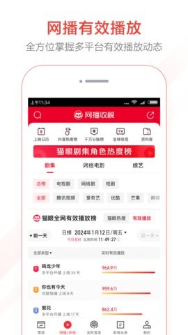 猫眼专业版实时票房 第2张图