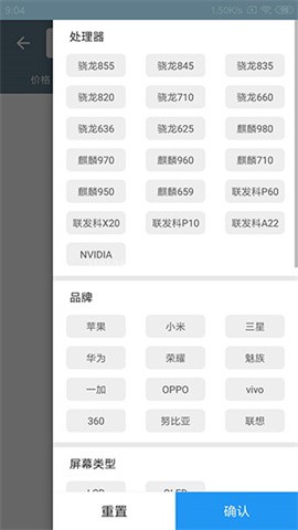 性能排行榜