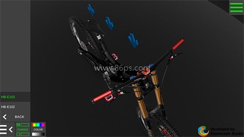 自行车配置器3d