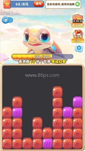 蓝色水世界