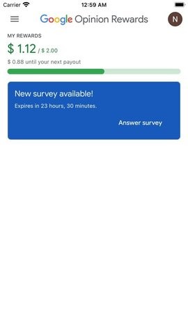 google opinion rewards