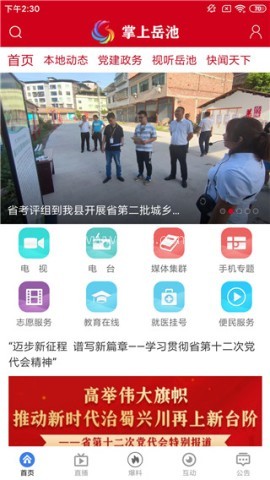 掌上岳池
