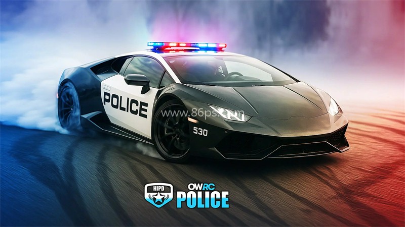 开放世界警察追逐模拟器