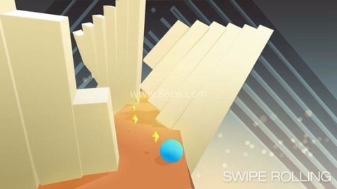 滑屏滚球（Swipe Rolling）