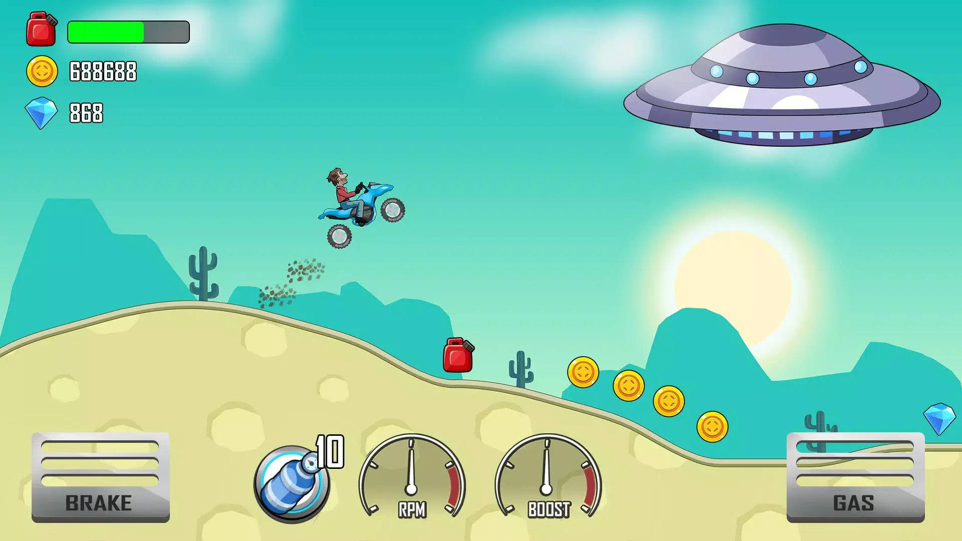2D登山赛车（Hill Climb 2D）