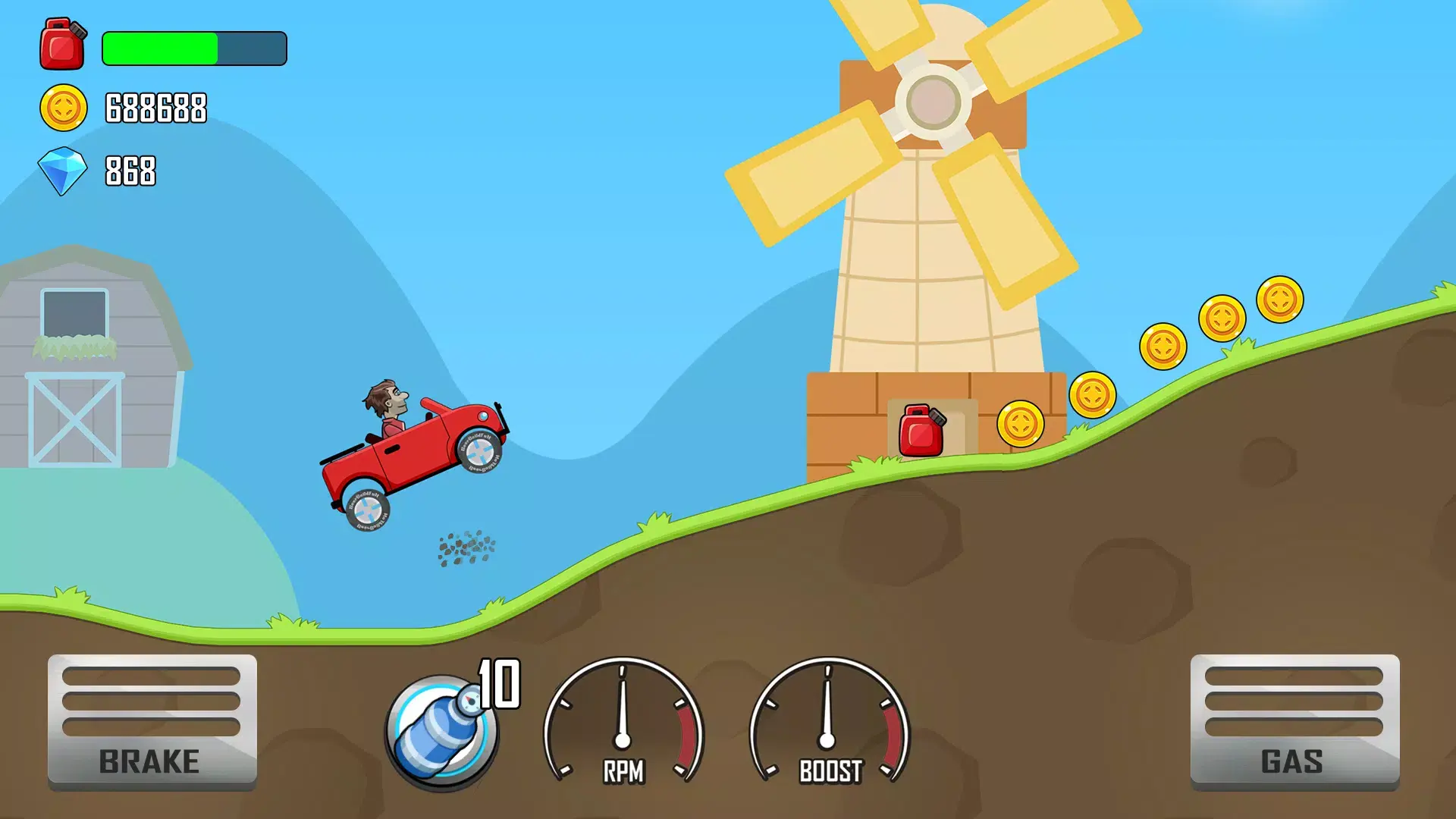 2D登山赛车（Hill Climb 2D）