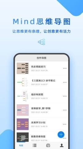Mind思维导图蓝色版 第1张图