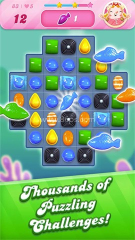 糖果粉碎传奇（Candy Crush Saga）