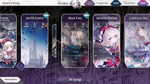 arcaea6.2.0全曲包版
