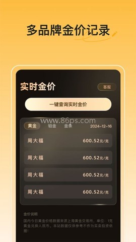 实时金价