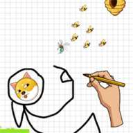 脑洞画线救狗头