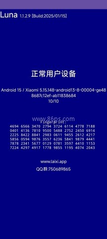 Luna环境检测工具