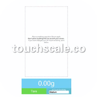 touchscale屏幕称重