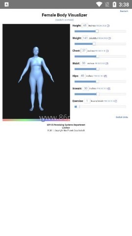 body visualizer(身材模拟器)