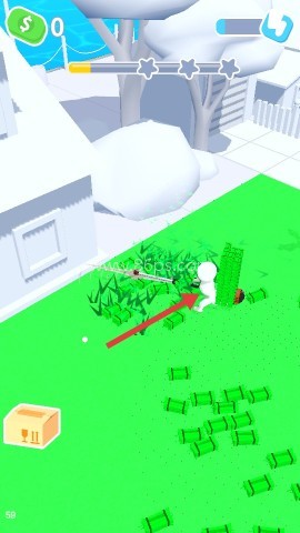 割草与资源收集 草坪搬运工3D 第1张图