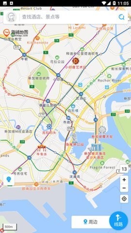 新加坡地图导航