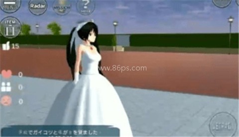 七七酱同款英文版樱花校园模拟器 第2张图