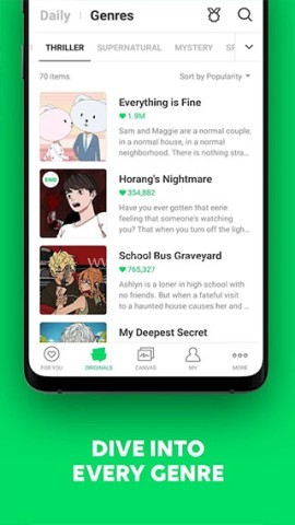 Webtoon韩版